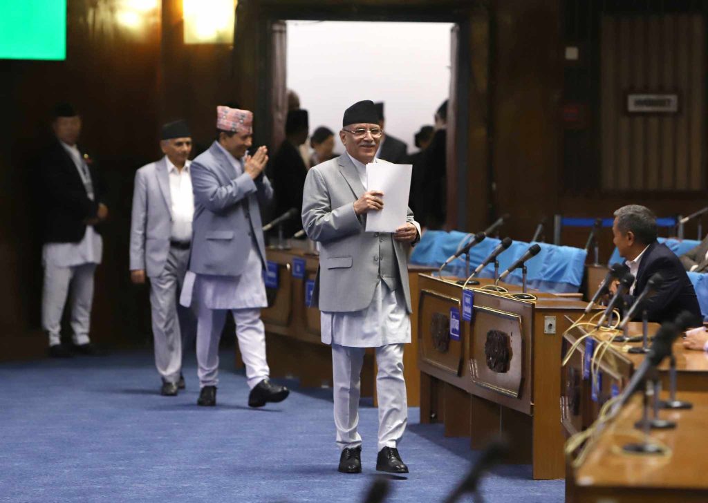 मेरो विश्वासको मत सङ्ख्याको पहल होइन, प्रतिवाद र प्रतिरोधको पहल हो  : प्रधानमन्त्री